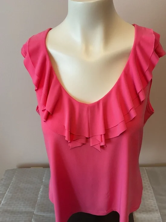 Sleeveless Ruffle Top - Picture 2 of 7